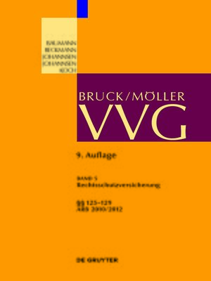 cover image of Rechtsschutzversicherung §§ 125-129